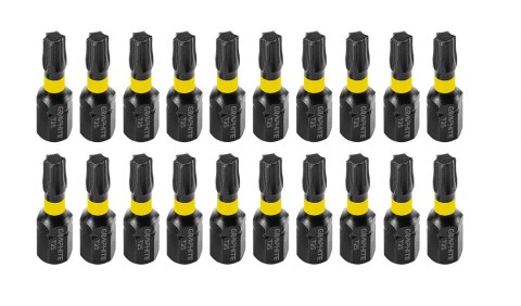 Bity udarowe TX25 x 25 mm, 20 szt. Bity udarowe TX25 x 25 mm, 20 szt.