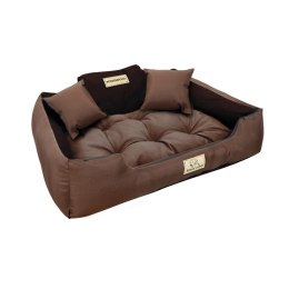 Legowisko dla psa 75x65 Brązowe KingDog