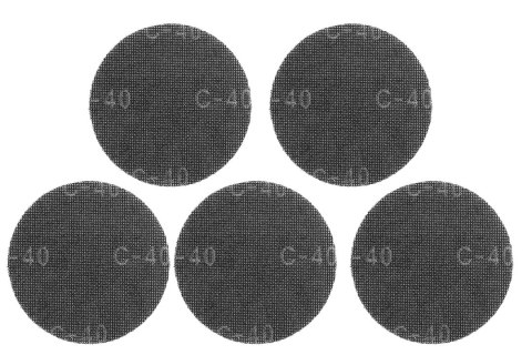 Siatka ścierna na rzep 180 mm, K40, 5 szt. do szlifierki 59G263 Siatka ścierna na rzep 180 mm, K40, 5 szt. do szlifierki 59G263