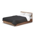 Narzuta dwustronna pikowana biało-czarna 200x220 cm Medicline