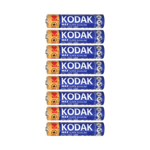 Baterie Kodak MAX Alkaline AAA LR03, 4+4 szt. Baterie Kodak MAX Alkaline AAA LR03, 4+4 szt.