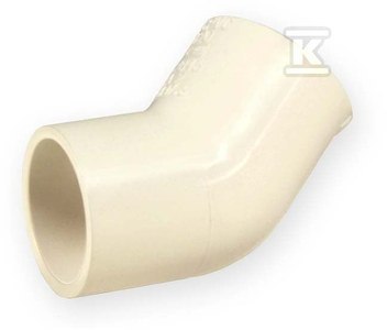 KOLANO 45ST KW/KW 6/4" PVC-C KOLANO 45ST KW/KW 6/4" PVC-C