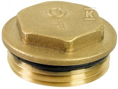 KOREK KOLEKTORA G1" ŚRUTOWANY
