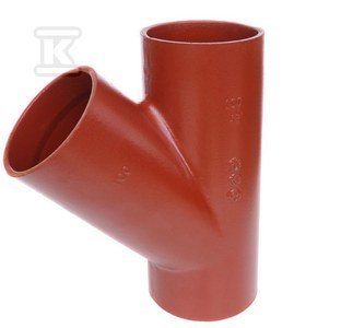 TRÓJNIK ŻELIWNY SML 80X50/45 TRÓJNIK ŻELIWNY SML 80X50/45