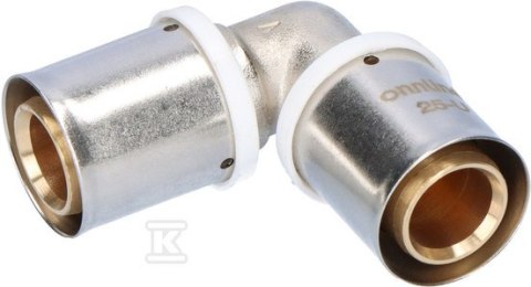 KOLANO 90ST ZAPRASOWYWANE 25MM KOLANO 90ST ZAPRASOWYWANE 25MM