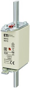 NH1C GG 63A/500V KOMBI WKŁ.TOPIK.ZWŁOC NH1C GG 63A/500V KOMBI WKŁ.TOPIK.ZWŁOC