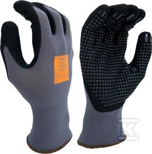 RĘKAWICE ROBOCZE POLIURET. KROPKI R.10 RĘKAWICE ROBOCZE POLIURET. KROPKI R.10