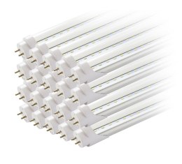 20x świetlówka led 120cm 18w t8 4000k g13 neutralna przezroczysta
