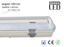 Zestaw 10x oprawa hermetyczna lampa led ip65 1-stronna + 20x świetlówka led 120cm 18w t8 6000k 1-stronna zimna