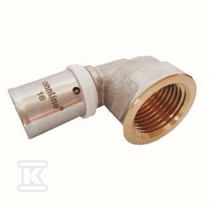 KOLANO 90ST ZAPRASOWYWANE GW 25MM X 3/4" KOLANO 90ST ZAPRASOWYWANE GW 25MM X 3/4"