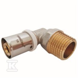 KOLANO 90ST ZAPRASOWYWANE GZ 25MM X 1