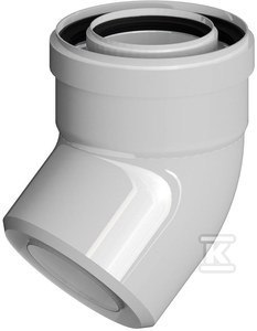 KOLANO KON.PP-AL 45°DN60/100 USZ.ONNLIN KOLANO KON.PP-AL 45°DN60/100 USZ.ONNLIN