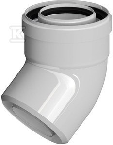 KOLANO KON.PP-AL 45°DN80/125 USZ.ONNLIN KOLANO KON.PP-AL 45°DN80/125 USZ.ONNLIN