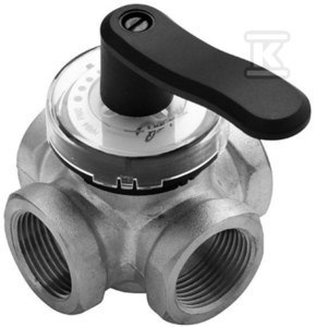ZAWÓR OBROTOWY HRB4 PN10, 32/16 RP 5/4" ZAWÓR OBROTOWY HRB4 PN10, 32/16 RP 5/4"