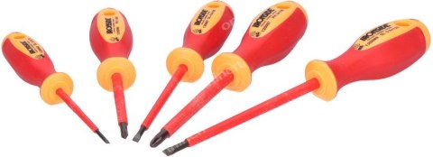 ZESTAW ŚRUBOKRĘTÓW IRONSIDE 5SZT VDE ZESTAW ŚRUBOKRĘTÓW IRONSIDE 5SZT VDE