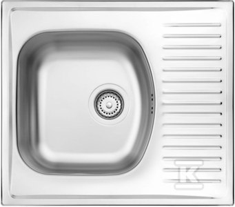 ZLEW.TECHNO SATYNA 1K Z/KO 58X51X15 3,5 ZLEW.TECHNO SATYNA 1K Z/KO 58X51X15 3,5