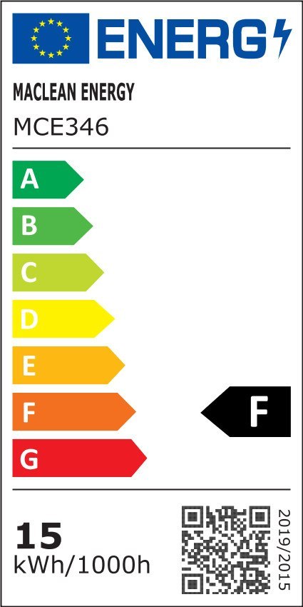 Lampa LED Maclean, kolor szary, 15W, IP65, 1300lm, barwa neutralna biała (4000K) MCE346 GR Lampa LED Maclean, kolor szary, 15W, IP65, 1300lm, barwa neutralna biała (4000K) MCE346 GR