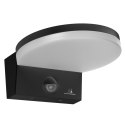 Lampa LED z czujnikiem ruchu Maclean, czujnik ruchu PIR, kolor czarny, 15W, IP65, 1560lm, barwa neutralna biała (4000K) MCE344 B