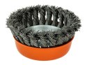 67-107# Szczotka druciana pleciona 4" m14