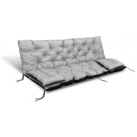 ZESTAW OGRODOWY 150x60x50CM + 2 PODUSZKI 42X42 CM JASNOSZARY ZESTAW OGRODOWY 150x60x50CM + 2 PODUSZKI 42X42 CM JASNOSZARY