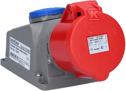 GN.STAŁE KOMBI 32A/5P/230V ONNLINE GN.STAŁE KOMBI 32A/5P/230V ONNLINE