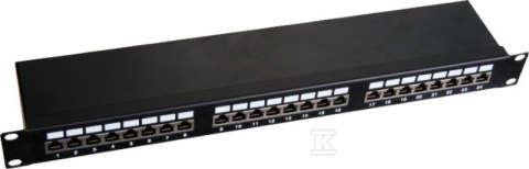 PATCH PANEL 1U/19" STP 24 PORT KAT.6 LSA