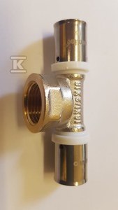 TRÓJNIK ZAPRASOWYWANY GW 50MM X 1 1/2" TRÓJNIK ZAPRASOWYWANY GW 50MM X 1 1/2"