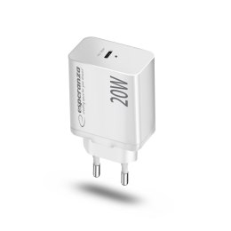 EZC104W Esperanza ładowarka sieciowa 20w usb-c pd biała