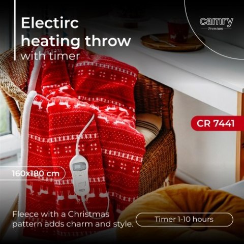CR 7441 Elektryczny koc nakładany z czasomierzem (1) CR 7441 Elektryczny koc nakładany z czasomierzem (1)