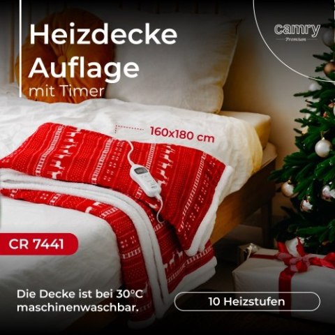 CR 7441 Elektryczny koc nakładany z czasomierzem (1) CR 7441 Elektryczny koc nakładany z czasomierzem (1)
