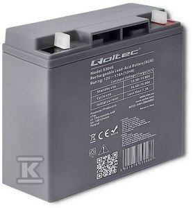 AKUMULATOR AGM/12V/17AH/MAX. 255A AKUMULATOR AGM/12V/17AH/MAX. 255A