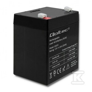 AKUMULATOR AGM/12V/4.5AH/MAX. 67.5A AKUMULATOR AGM/12V/4.5AH/MAX. 67.5A