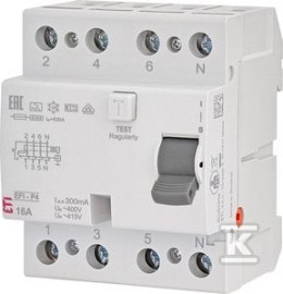 EFI-P4 A 16/0.3 WYŁ.RÓŻNIC-PRĄD.