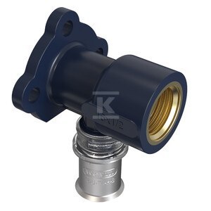 KOLANO GW ŚCIEN K5 C/Z W PN10 20/ 1/2"X KOLANO GW ŚCIEN K5 C/Z W PN10 20/ 1/2"X