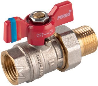 KUREK KUL.MOT.DN15 1/2" GW/ŚR,F-COMFORT