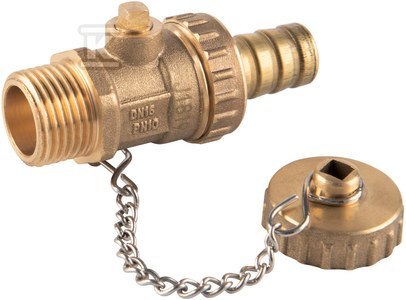 KUREK KUL.SPUSTOWY GZ1/2",ŚRUT.F-COMFOR