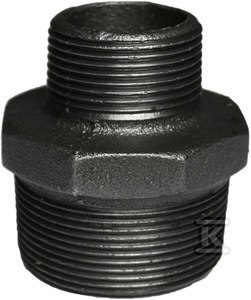 NYPEL REDUK. CZARNY, GWINT ZEW.2"X5/4" NYPEL REDUK. CZARNY, GWINT ZEW.2"X5/4"