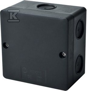 PUSZKA IP66 - KSK 80 FA UV (CZARNA)