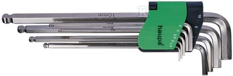 ZESTAW KLUCZY IMB.1,5-10 MM GROT KULOWY ZESTAW KLUCZY IMB.1,5-10 MM GROT KULOWY