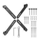 Adapter do monitorów bez otworów w standardzie VESA Maclean, czarny, 17"-32", 10kg max, MC-990