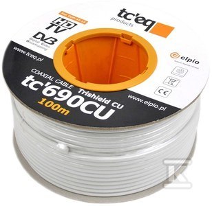 KABEL KONCENTRYCZNY TC'690 CU/100 KABEL KONCENTRYCZNY TC'690 CU/100