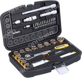 KPL. KLUCZY NASADOWYCH 24SZT 3/8" I 1/4" KPL. KLUCZY NASADOWYCH 24SZT 3/8" I 1/4"
