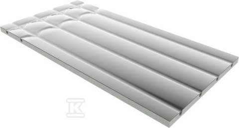 PŁYTA ALU EPS300 1200X600X25 DWA ŁUKI PŁYTA ALU EPS300 1200X600X25 DWA ŁUKI
