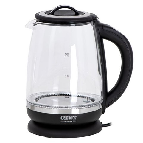 CR 1290 black Czajnik szklany 2,0 l z zaparzaczem oraz regulacją temp. CR 1290 black Czajnik szklany 2,0 l z zaparzaczem oraz regulacją temp.