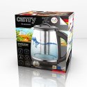 CR 1290 black Czajnik szklany 2,0 l z zaparzaczem oraz regulacją temp.