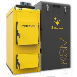 Kocioł na ekogroszek PEREKO KSM 22kW z podajnikiem