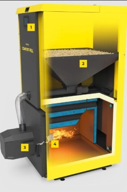 Kocioł na pellet Pereko 20kW COMFORT-PELL