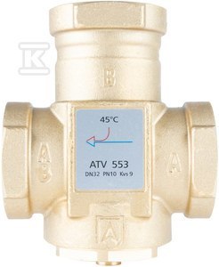 ZAWÓR TEMP.ATV 553,DN32,RP5/4",KVS9,45 ZAWÓR TEMP.ATV 553,DN32,RP5/4",KVS9,45
