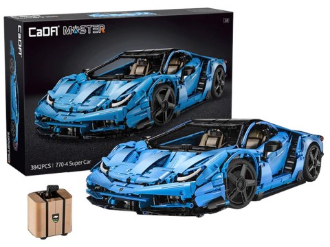 Klocki Konstrukcyjne Auto Cada 770-4 Master Samochód Wyścigowy 3842 Elementy Klocki Konstrukcyjne Auto Cada 770-4 Master Samochód Wyścigowy 3842 Elementy