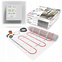 2,5m2 Zestaw mata grzewcza z termoregulatorem TF-H7WIFI WHITE/BLACK